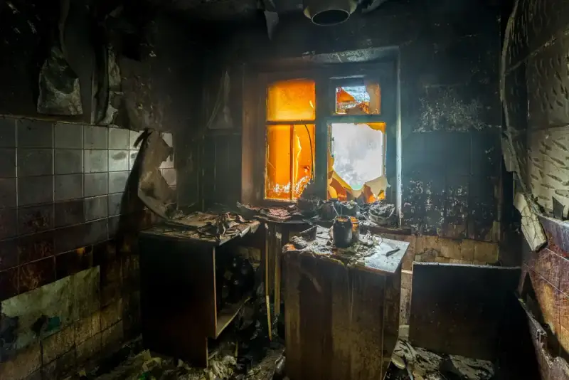 Fire Damage Cleanup professionals at work in Riverside near 92501